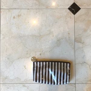 Henri Bendel makeup bag classic stripe